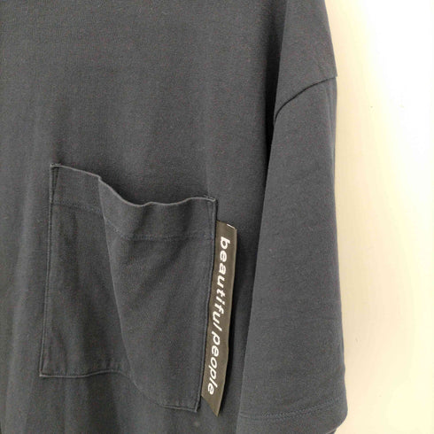 ビューティフルピープル beautiful people 17AW heavy cotton mock neck bigT-shirt レディース JPN:36