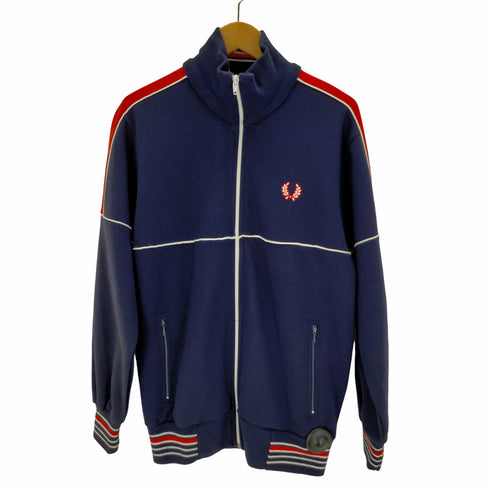 フレッドペリー FRED PERRY 70s~80s ロゴ刺繍 アームライン トラックジャケット メンズ JPN:L