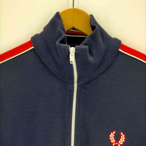 フレッドペリー FRED PERRY 70s~80s ロゴ刺繍 アームライン トラックジャケット メンズ JPN:L