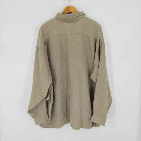 ヴァンヒューゼン VANHEUSEN 2ポケットスウェードシャツ XXXL メンズ 3XL