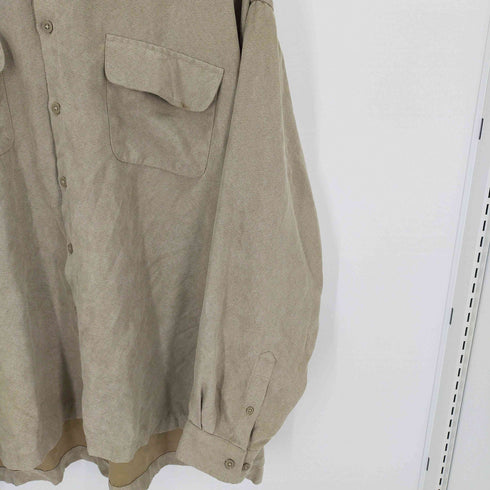 ヴァンヒューゼン VANHEUSEN 2ポケットスウェードシャツ XXXL メンズ 3XL
