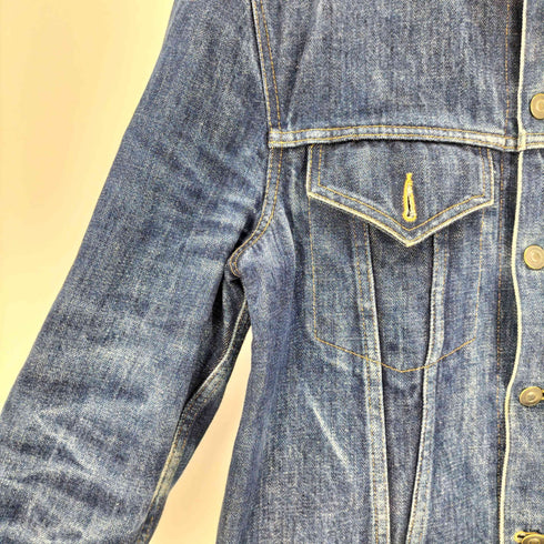 アーペーセー A.P.C. 90S フランス製 裏地メッシュ 3rd 型 セルビッチ デニム トラッカージャケット メンズ import:XS