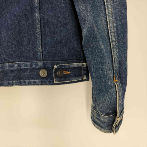 アーペーセー A.P.C. 90S フランス製 裏地メッシュ 3rd 型 セルビッチ デニム トラッカージャケット メンズ import:XS