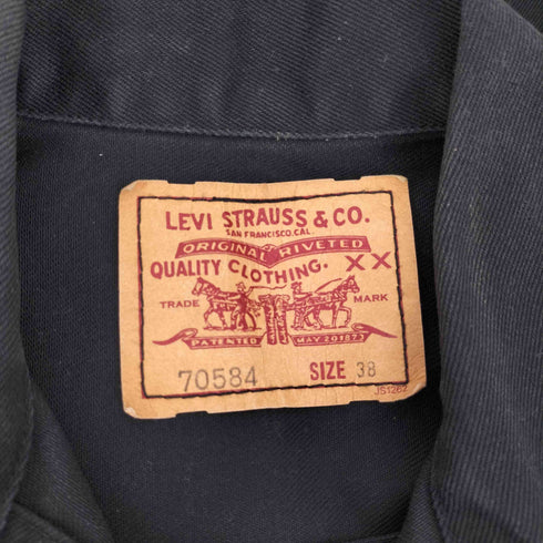 リーバイス Levis 70584 コットンポリ 2nd リメイク トラッカー デニム ベスト メンズ 38