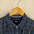 ステューシー Stussy classic ショーンフォント刺繍 チェックシャツ メンズ JPN:L