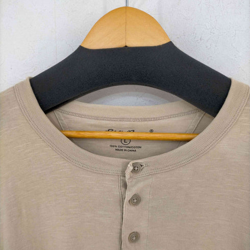 エディーバウアー Eddie Bauer ヘンリーネックシャツ メンズ JPN:L