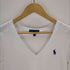 ラルフローレン RALPH LAUREN ポニー刺繍 VネックTシャツ レディース import:S