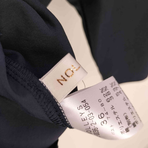 ノーリーズ NOLLEY’S トリコット×タイプライターバックティアードプルオーバーカットソー レディース JPN:36