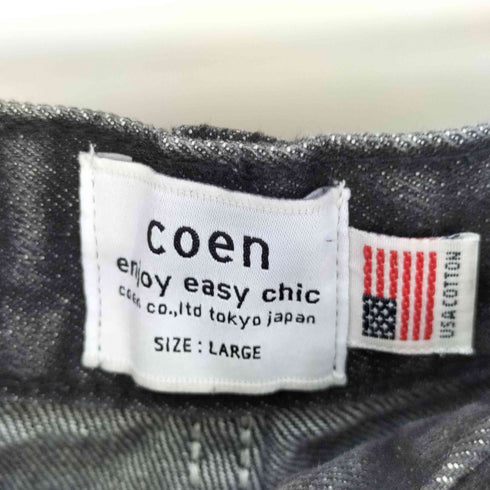 コーエン coen ハイライズストレートデニムパンツ レディース JPN:L