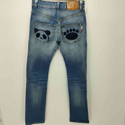 パンディエスタジャパン PANDIESTA JAPAN Y2K 熊猫謹製 刺繍フレアデニムジーンズ レディース 28