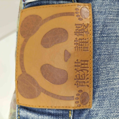 パンディエスタジャパン PANDIESTA JAPAN Y2K 熊猫謹製 刺繍フレアデニムジーンズ レディース 28