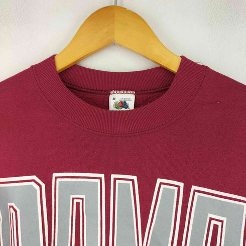 フルーツオブザルーム FRUIT OF THE LOOM 90S MADE IN USA カレッジプリントクルーネックスウェット メンズ import:M