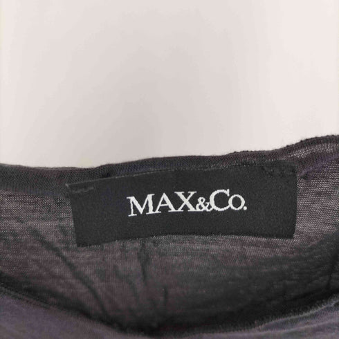 マックスアンドコー MAX & CO. デザイン s/s tシャツ レディース JPN:M