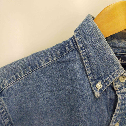 ラルフローレン RALPH LAUREN ポニー刺繍 ロングスリーブ ボタンシャツ メンズ import:M