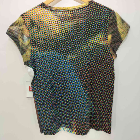 ポールスミスロンドン Paul Smith LONDON モザイクドット マルチカラー クルーネックTシャツ レディース import:M