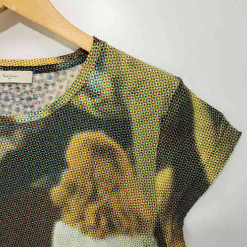 ポールスミスロンドン Paul Smith LONDON モザイクドット マルチカラー クルーネックTシャツ レディース import:M