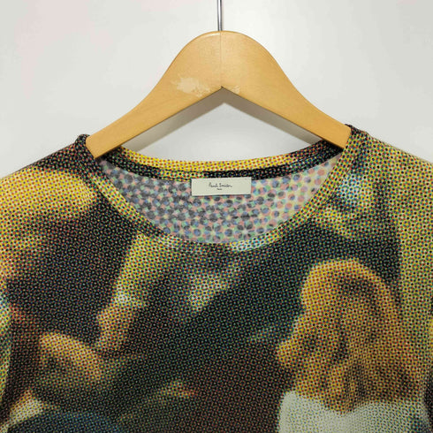 ポールスミスロンドン Paul Smith LONDON モザイクドット マルチカラー クルーネックTシャツ レディース import:M