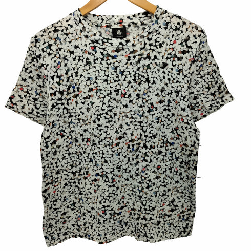 ピーエスポールスミス PS Paul Smith 総柄プリント ドット クルーネックTシャツ レディース import:M