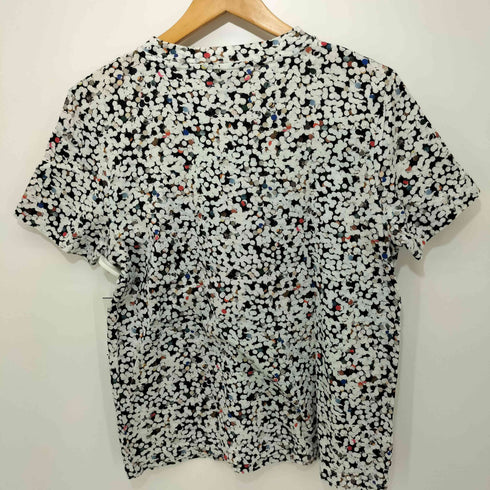 ピーエスポールスミス PS Paul Smith 総柄プリント ドット クルーネックTシャツ レディース import:M