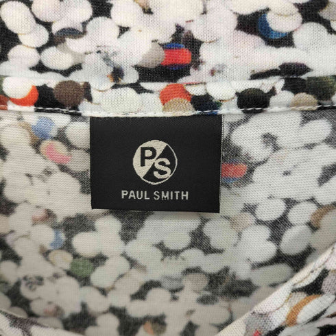 ピーエスポールスミス PS Paul Smith 総柄プリント ドット クルーネックTシャツ レディース import:M