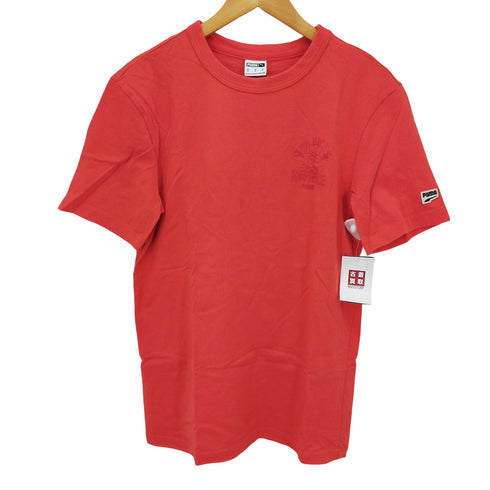 プーマ PUMA ショートスリーブクルーネックプリントTシャツ レディース import:XS