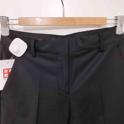 ピーエスポールスミス PS Paul Smith ウール混 サテン地 テーパードスラックス レディース EUR:36