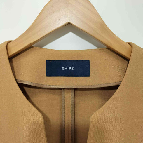 シップス SHIPS UV/吸水速乾/接触冷感 FUNCTION ノーカラージャケット レディース JPN:36