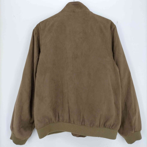 エルエルビーン L.L.Bean 裏地チェック フェイクスエードジップアップブルゾン メンズ import:XL