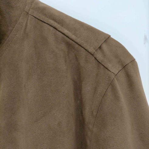 エルエルビーン L.L.Bean 裏地チェック フェイクスエードジップアップブルゾン メンズ import:XL
