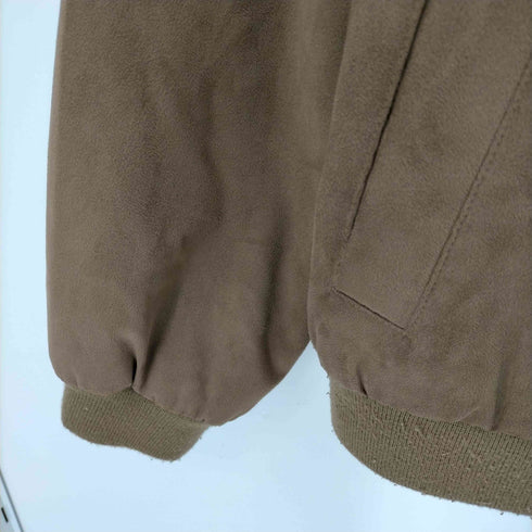 エルエルビーン L.L.Bean 裏地チェック フェイクスエードジップアップブルゾン メンズ import:XL