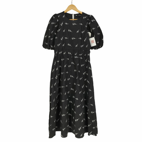ザラ ZARA EMBROIDERED POPLIN DRESS エンブロイダリー ポプリンワンピース レディース import:L