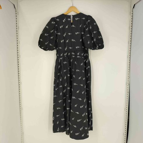 ザラ ZARA EMBROIDERED POPLIN DRESS エンブロイダリー ポプリンワンピース レディース import:L