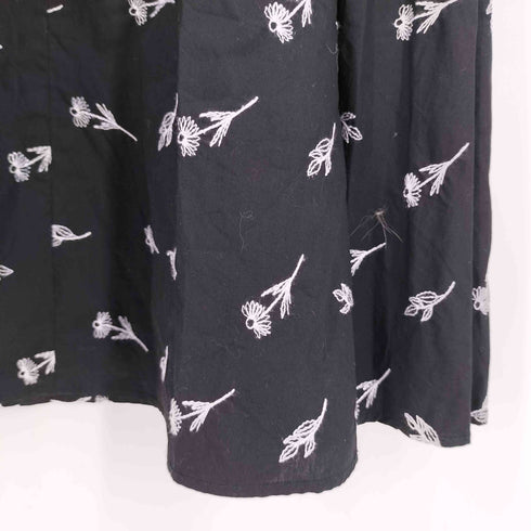 ザラ ZARA EMBROIDERED POPLIN DRESS エンブロイダリー ポプリンワンピース レディース import:L