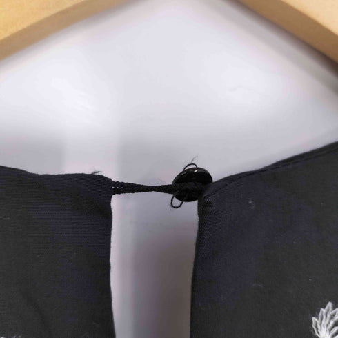 ザラ ZARA EMBROIDERED POPLIN DRESS エンブロイダリー ポプリンワンピース レディース import:L