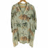 トミーバハマ Tommy Bahama 総柄 ビッグシルエット オープンカラー S/S シルク シャツ メンズ 4XB