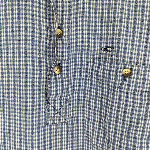 オニール ONEILL シアッサカー S/S チェックプルオーバーシャツ メンズ import:M