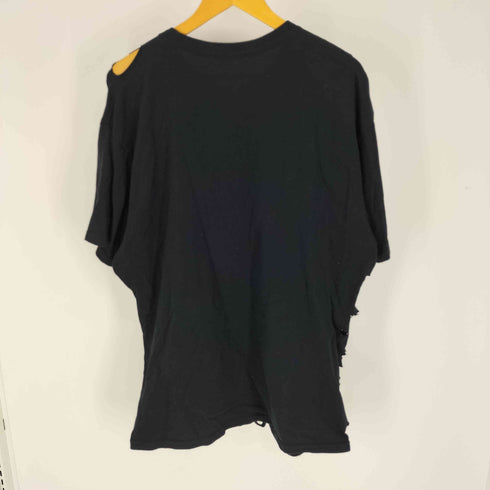 ファッキンオーサム FUCKING AWESOME ダメージ加工 フロントロゴ ピクセル アイ S/S Tシャツ メンズ import:XL