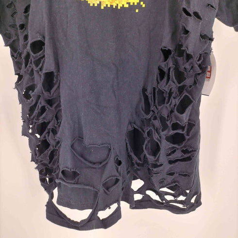 ファッキンオーサム FUCKING AWESOME ダメージ加工 フロントロゴ ピクセル アイ S/S Tシャツ メンズ import:XL