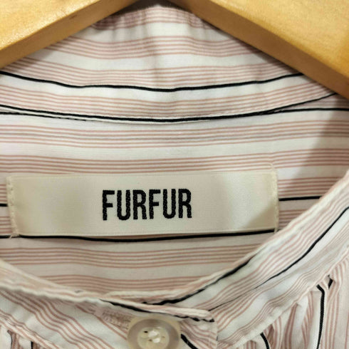 ファーファー furfur パフスリーブギャザーシャツワンピ レディース ONE SIZE