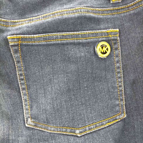 マイケルコース Michael Kors ジップポケット ストレッチスキニー インディゴジーンズ レディース JPN:4