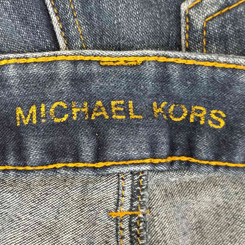 マイケルコース Michael Kors ジップポケット ストレッチスキニー インディゴジーンズ レディース JPN:4