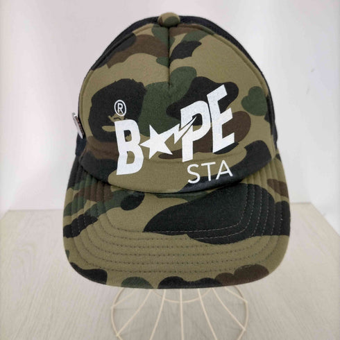 アベイシングエイプ A BATHING APE bape sta メッシュキャップ メンズ