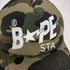 アベイシングエイプ A BATHING APE bape sta メッシュキャップ メンズ