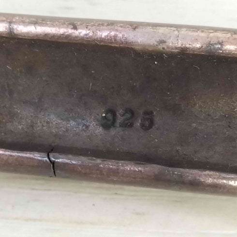 SILVER925刻印 シルバーバングル メンズ