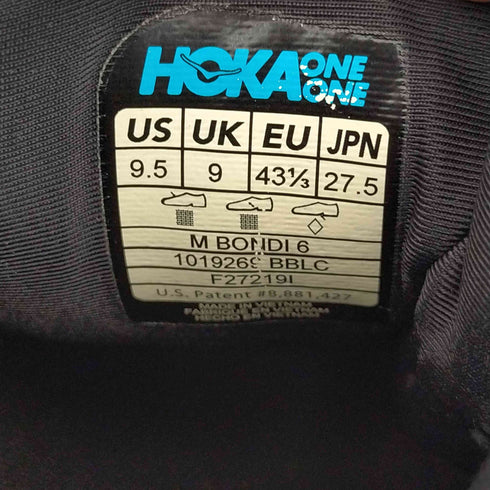 ホカオネオネ HOKA ONEONE M BONDI 6 メンズ JPN:27.5