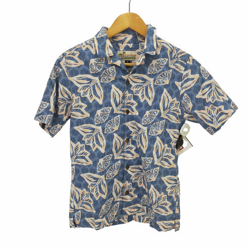 パタロハ pataloha ボーイズ アロハシャツ 開襟 白タグ ショートスリーブ レディース XL-14