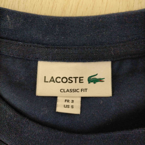 ラコステ LACOSTE アウトラインクロック クルーネック メンズ import:S