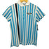ビームス BEAMS BEAMS GOLF PURPLE LABEL 変則ストライプ ポロシャツ レディース JPN:L