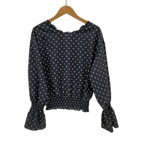 ナチュラルクチュール natural couture 2WAYスカラップブラウス レディース FREE