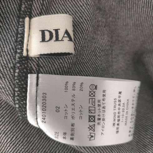 DIANTE Back design denim all in one レディース 02